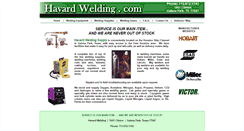 Desktop Screenshot of havardwelding.com